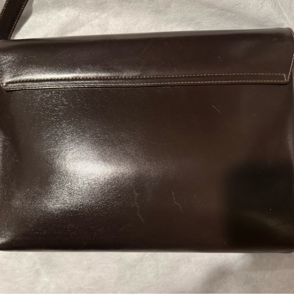 Gucci Horsebit Vintage Sherry Line Convertible Crossbody in Brown Leather - Picture 5 of 16